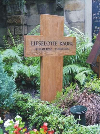 Grabkreuz Eiche