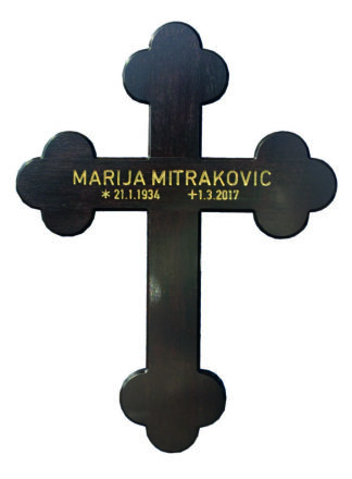orthodoxes Kreuz aus Holz